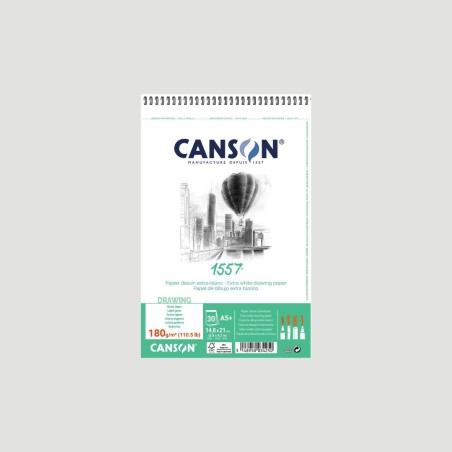 Album da Disegno Spiralato Canson 1557, Grammatura 180gr