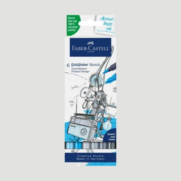 Set 6 Sketch Marker Goldfaber Design Faber-Castell