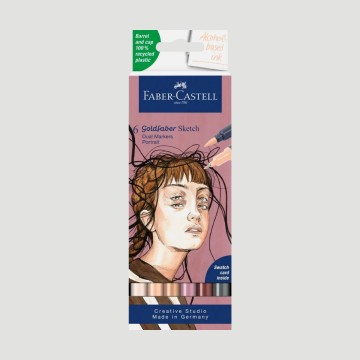 Set 6 Sketch Marker Goldfaber Portrait Faber-Castell