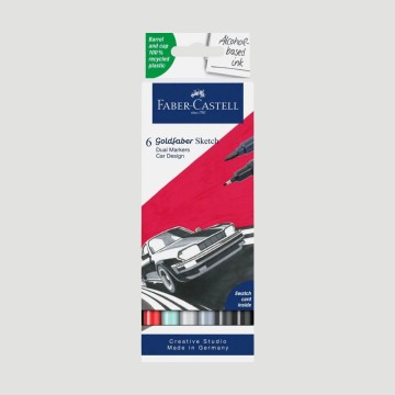 Set 6 Sketch Marker Goldfaber Car Design Faber-Castell