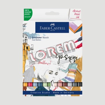 Set 12 Sketch Marker Goldfaber Faber-Castell