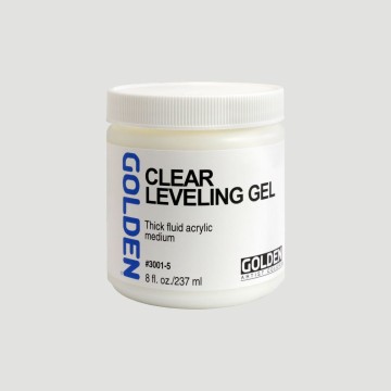 Golden Clear Leveling Gel, Gel Livellante Lucido Trasparente per Colori Acrilici