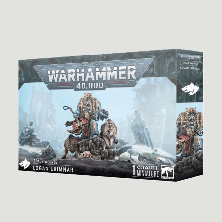 Space Wolves Logan Grimnar, Confezione Warhammer 40000