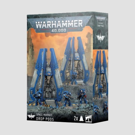 Space Marines Drop Pods, Confezione Warhammer 40000