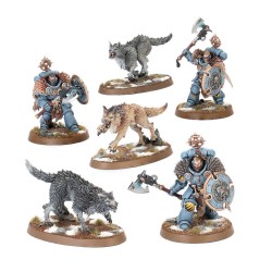 Wolf Guard Headtakers, Confezione Warhammer 40000