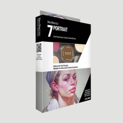 Set 7 Colori Portrait PanPastel, tonalità ritratto con tavolozza e accessori