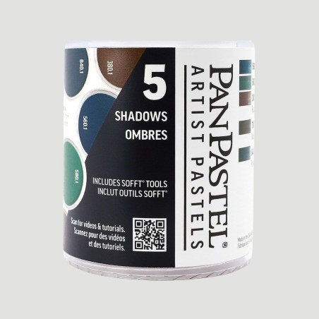 Shadows Set PanPastel, 5 Colori Extra Scuri