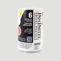 Metallic Colors Set PanPastel, 6 Colori Metallici