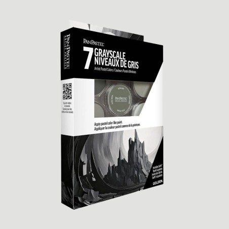 Grayscale Set PanPastel, 7 Tonalità di Grigio