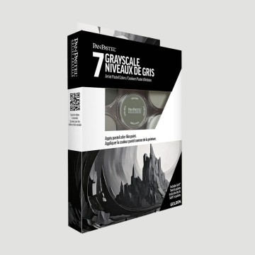 Grayscale Set PanPastel, 7 Tonalità di Grigio