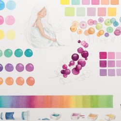 Kit corso base Primi Passi con l'Acquerello, con Laura Cortinovis