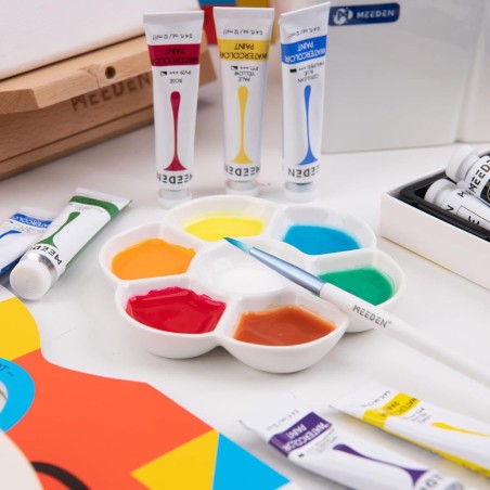 Tavolozza in Porcellana a Fiore Meeden, diametro 12cm