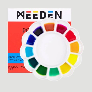 Tavolozza in Porcellana Tonda Meeden, diametro 20cm