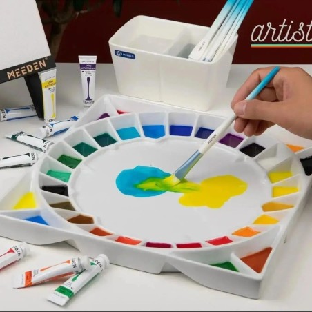 Tavolozza in Porcellana Quadrata XL Meeden, dimensioni 32x32cm