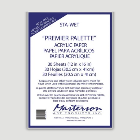 Confezione 30 Fogli per Wet Palette Masterson
