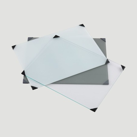 Tavolozza in Vetro Temperato Trasparente POSH® Masterson