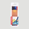 Astuccio Penne Fineliner Stabilo Point 88, 6 Colori Classici