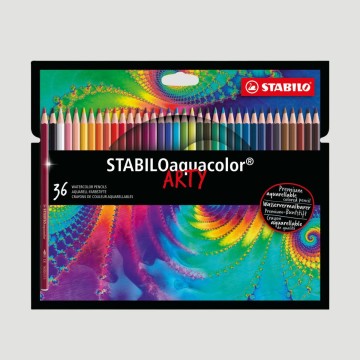 Confezione 36 Matite Colorate Acquerellabili Arty STABILO Aquacolor