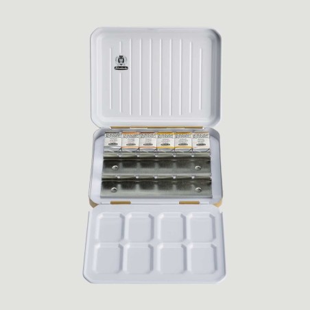 EDIZIONE LIMITATA "Gold" Set Acquerelli Horadam Schmincke, 6 Mezzi Godet