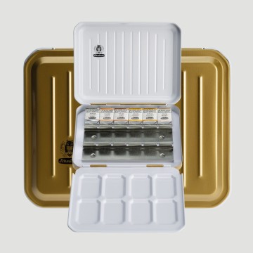 EDIZIONE LIMITATA "Gold" Set Acquerelli Horadam Schmincke, 6 Mezzi Godet
