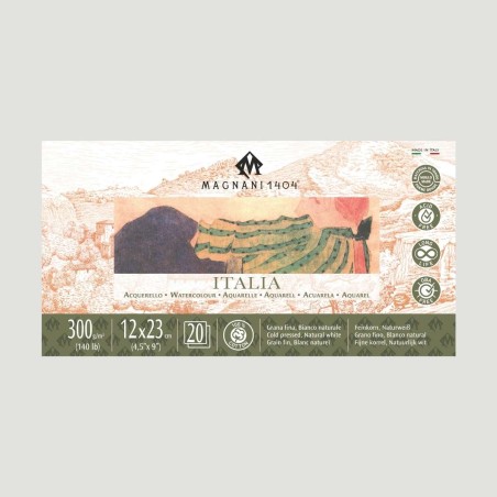 Blocco Magnani 1404 Italia Grana Fine, 300gr 100%  Cotone