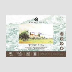 Blocco Magnani 1404 Toscana Grana Ruvida, 300gr 100% Cotone