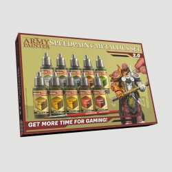 Set 10 Colori Metallici Speedpaint Metallics per Miniature The Army Painter, con pennello