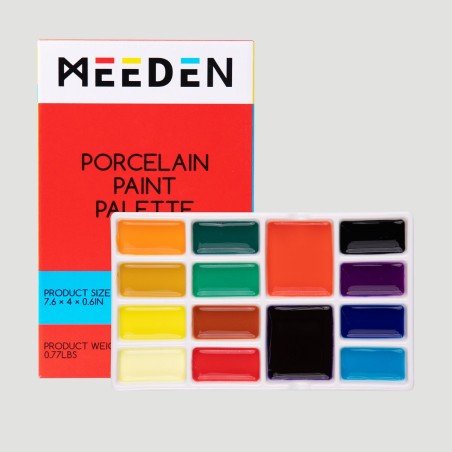 Tavolozza in Porcellana Rettangolare Meeden, dimensioni 19x10cm