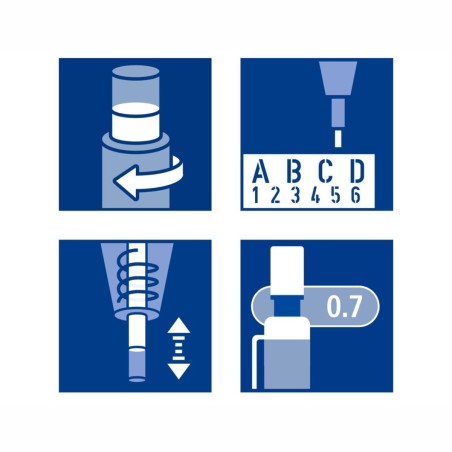 Porta Mine 0,5mm - Graphite 779 - mina - Portamine