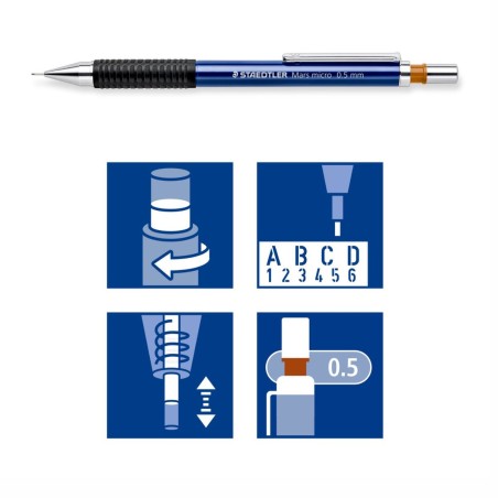 Porta Mine 0,5mm - Graphite 779 - mina - Portamine