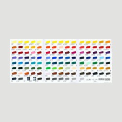 Cartella Colori Dipinta a Mano Golden Heavy Body, Fluid e Open