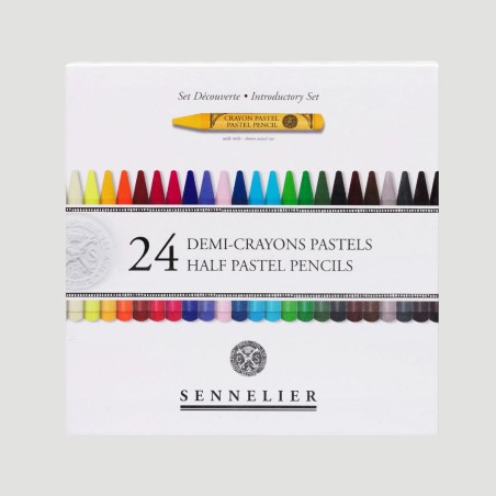 Confezione Mezzi Pastel Pencils Sennelier, Mezzi Pastelli in Mina da 24 e 48 colori