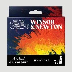 Set Winsor Colori a Olio Artists Winsor&Newton, 5 tubetti da 37ml