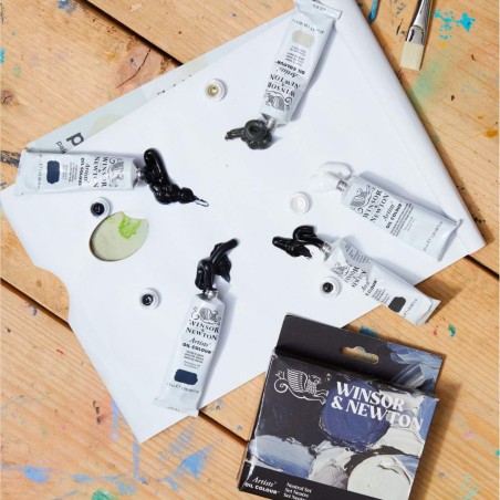 Set Colori Neutri Olio Artists Winsor&Newton, 5 tubetti da 37ml