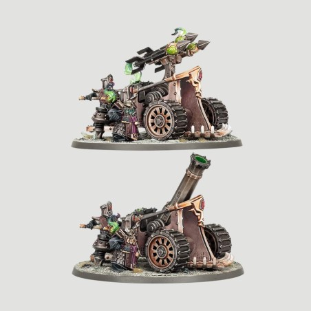 Helsmiths Of Hashut Deathshrieker Rocket Battery, Confezione Warhammer Age Of Sigmar