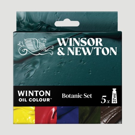 Set Arte Botanica Colori a Olio Winton Winsor&Newton, 5 tubetti da 37ml