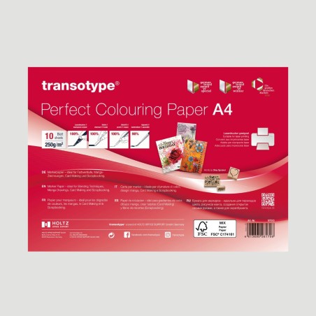 Album Perfect Colouring Paper Transotype, 10 Fogli