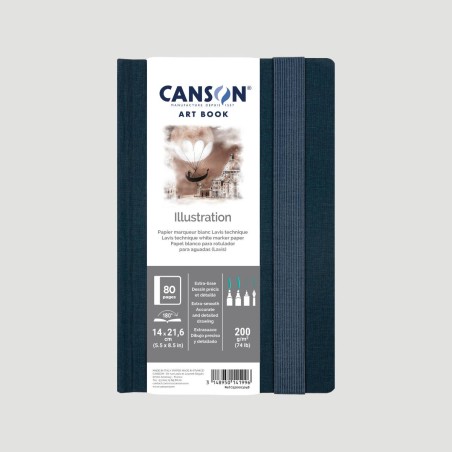 Taccuino Sketchbook da Disegno Art Book Canson Illustration, Grammatura 200gr