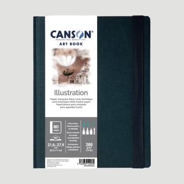 Taccuino Sketchbook da Disegno Art Book Canson Illustration, Grammatura 200gr