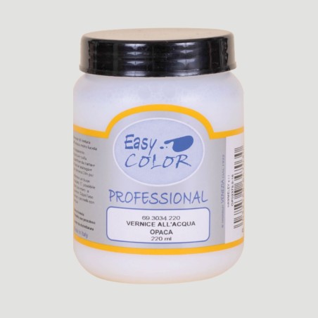Vernice all'Acqua per colori acrilici Opaca Easy, Formato 220ml