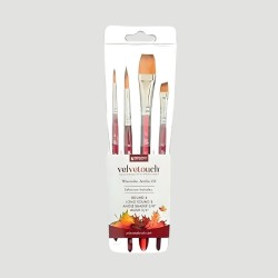 Set 4 Pennelli Sintetici Velvetouch Princeton