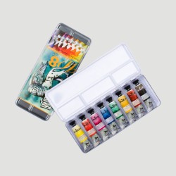 Set 8 Acquerelli Extra Fini Intense Water Renesans, tubetti da 15ml