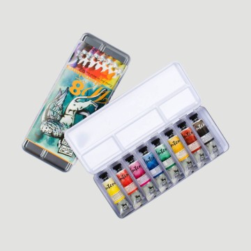 Set 8 Acquerelli Extra Fini Intense Water Renesans, tubetti da 15ml