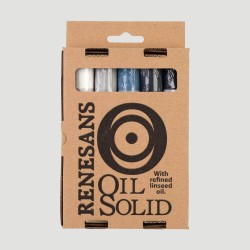 Confezione 5 Oil Solid Renesans, Toni Grigi