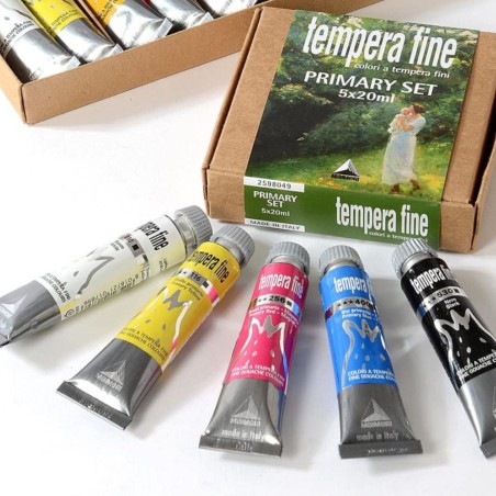 Set Colori Primari - Tempera Fine Maimeri - qualità