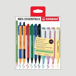Confezione STABILO My Essential, 12 Prodotti per Scuola&Ufficio