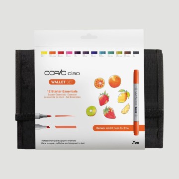 Set 12 Pennarelli Copic Ciao Starter Essentials