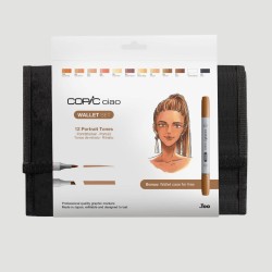 Set 12 Pennarelli Copic Ciao Portrait Tones, colori per ritratto