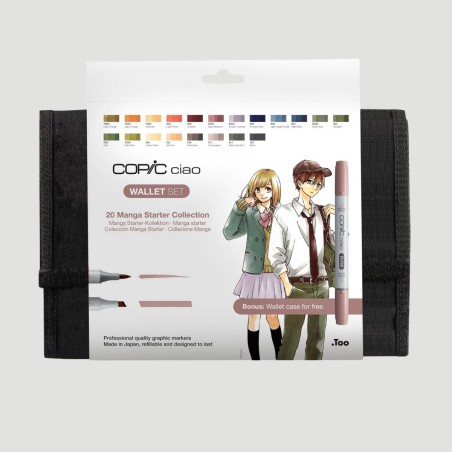 Set 20 Pennarelli Copic Ciao, Manga Starter Collection