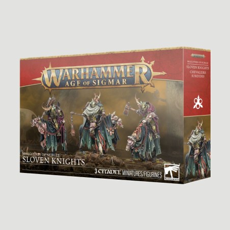 Maggotkin Of Nurgle Sloven Knights, Confezione Warhammer Age Of Sigmar
